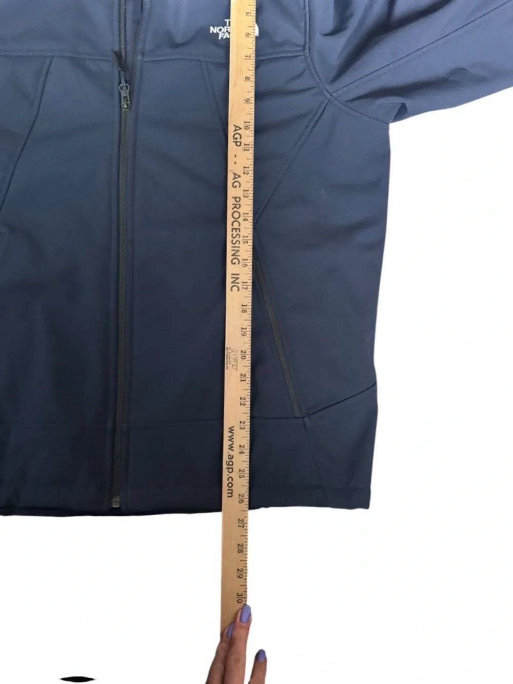 The North Face WindWall Jacket Blue Full Zip Fleece Lined Men’s L